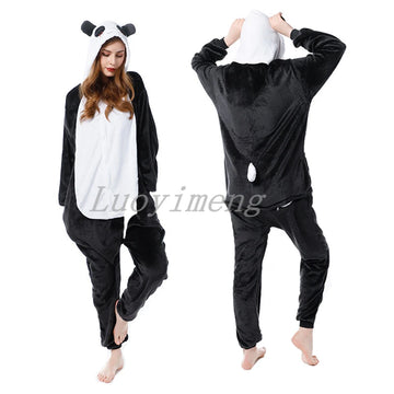 Family Matching Hooded Jumpsuit Cartoon Cypabara Onesie Winter Warm Sleepwear Boys Girls Pajamas Christmas Cartoon Home Clothes