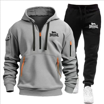 2024 Sports Tracksuit Jogging Men's Clothing Casual Sweatshirt Suit Sweatshirts for Men Daily Tricolor Hoodies Hot High Quality PlatiNum