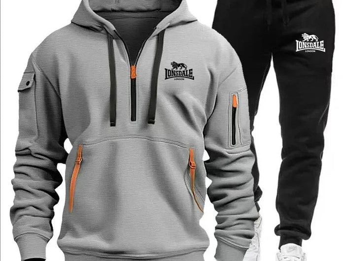 2024 Sports Tracksuit Jogging Men's Clothing Casual Sweatshirt Suit Sweatshirts for Men Daily Tricolor Hoodies Hot High Quality PlatiNum
