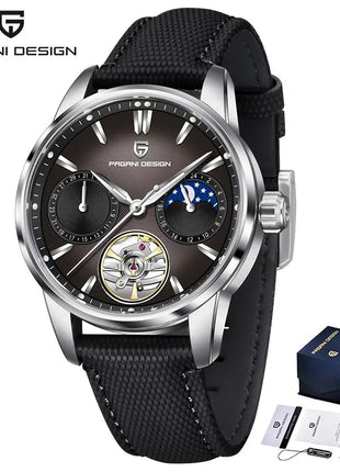 PAGANI DESIGN 41MM Orologio da uomo Orologio meccanico automatico di lusso Orologio da pilota impermeabile in acciaio inossidabile da 100 m PDYS021