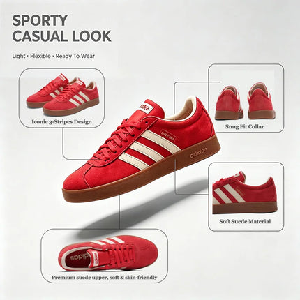 Adidas Samba Originals VL COURT 2.0 Sneakers classiche Scarpe da corsa unisex Comfort Trazione durevole Scarpe casual da esterno KK3774