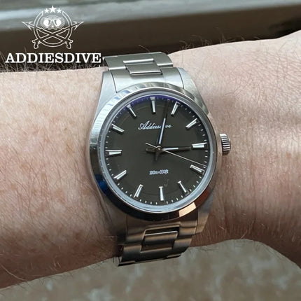 ADDIESDIVE AD2066 Men's Luxury Watch VH31 10Bar Waterproof BGW9 Super Luminous 316L Stainless Steel Reloj Hombre Quartz Watches