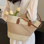 Strisce Beige-Marrone