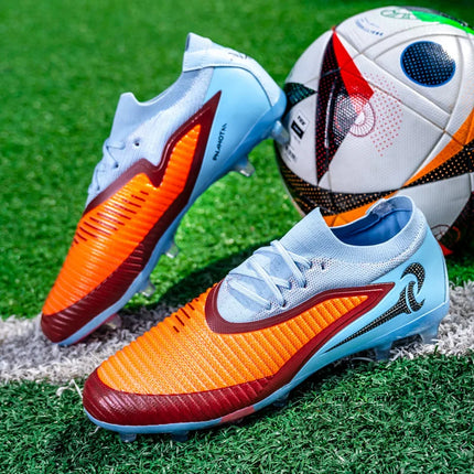 Nuovi Scarpini da Calcio per Uomo, Scarpe Sportive da Esterno per Ragazzi, Tacchetti Lunghi Antiscivolo Traspiranti, Scarpe da Calcio per Allenamento e Partite, Comode per Adulti