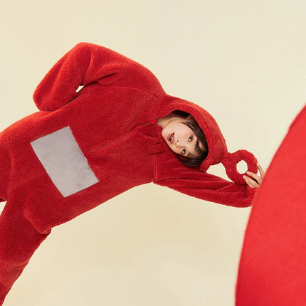 Adults Kids Onesies Soft Long Sleeves Pajamas Dipsy Tinky Winky Po Lala Costumes Home Clothes Women Unisex Homewear