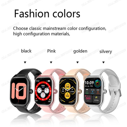 Smartwatch 2025 per Android e iOS, Schermo a Colori da 2,01 Pollici, Risposta alle Chiamate Bluetooth, Orologio Fitness Tracker per Donne e Uomini platinumshop