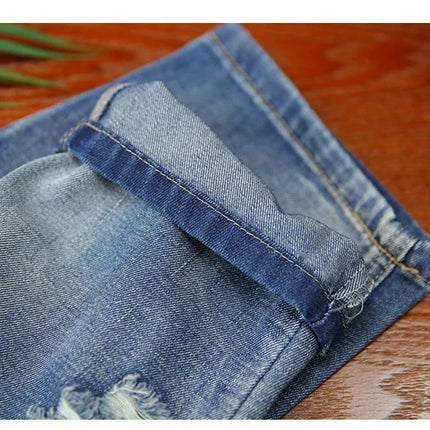 Amax luluE 2025 Moda Estate Streetwear Pantaloni in denim Donna Vintage Jeans elastici Donna Casual Allentato Ricamo Pantaloni Harem
