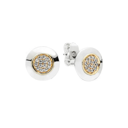 Orecchini in Argento Puro 925 con Zirconi a Forma di Cuore, Stella, Luna e Cerchio, Gioielli per Donne, Regalo per Compleanno, Festa della Mamma, Accessori platinumshop