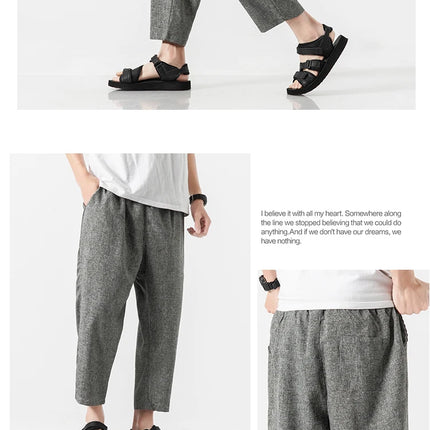 Pantaloncini da uomo nuovi pantaloni larghi casual in vita elastica tinta unita pantaloni estivi sottili comodi e traspiranti per uomo taglie forti 5XL
