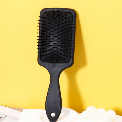 Massage Air Cushion Comb Anti‑Static Air Cushion Brush Square Air Cushion Comb ABS Plastic Handle Special for Real Hair Wigs