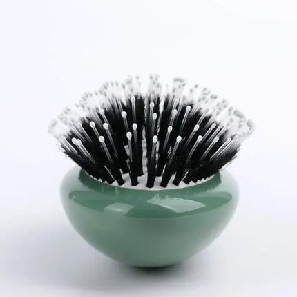 Scalp Massage Boar Bristle Fried Dough Twists Hair Brush Reduces Hair Breakage Detangling Hair Comb Portable Daily Hair Styling Accessories