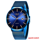 All-blue quartz