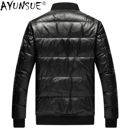 Men Jacket 2025 Men's Clothing Autumn Winter Down Jacket 5XL Real Sheepskin Clothes Thick Coat Male Ropa Hombre LXR384