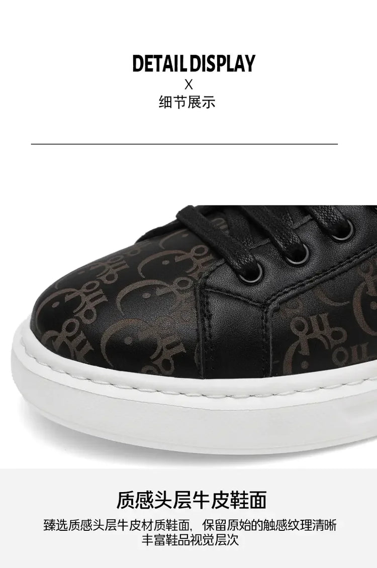 2026 Sneakers Casual Mens Designer Easy Matching Luxury Board Shoes Fashion Split Leather Flat Platform Gym Shoes