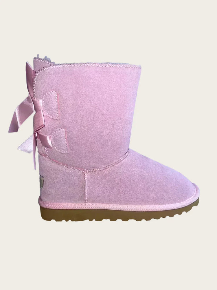 2026 Winter Women Snow Boots Super Mini Classics Real Sheepskin Wool Warm Low-cut Fur Shoes Slippers Man Short Boot Size 35-44