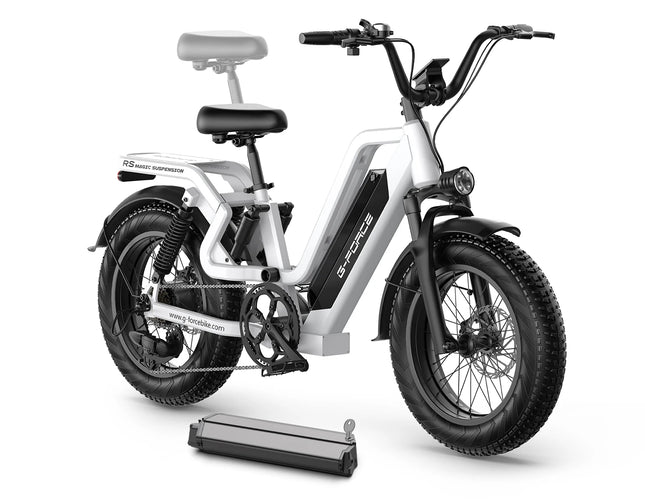 G-FORCE RS ST All-Terrain Electric Bicycle, 750W Power, 48V15Ah Battery, Electric Bike for Adults, 20*4 Inch All-Terrain Fat Tires