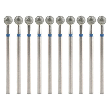 10Pcs Diamond Milling Cutter For Manicure Electric Nail Drill Bits Accessory Pedicure Machine Nail File Gel Remover Tool uñas Accesorios Y Herramientas