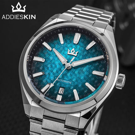 AddiesKin K014 Mechanical Watch for Men ST2130 Automatic Movement (ETA 2824 Compatible) 40mm Stainless Steel Case Cameo Shell