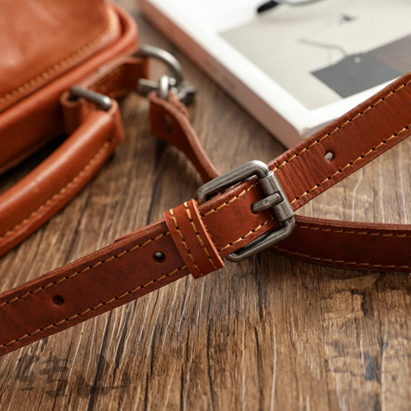 Women Handbag Top Quality Genuine Leather Long Strap Doctor Bags Women Shoulder Bag Manual Natural Cowhide Fashion Women Bags