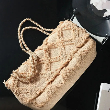 Borsa a tracolla da donna di medie dimensioni in PU solido ad alta densità, con manico superiore regolabile, per mini weekend e vacanze, con tasca portaoggetti.