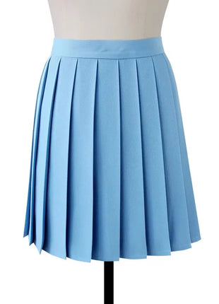 Gonna longuette a pieghe a vita alta da donna Y2k Estate al ginocchio stile preppy Harajuku Hot Street School Cosplay Casual Faldas femminili