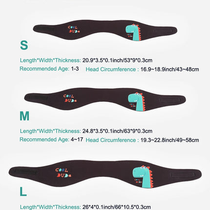 MoKo Fascia per nuoto per bambini Adulti Bambini Neoprene Simpatici nuotatori Fascia per capelli impermeabile per orecchie per uomini e donne