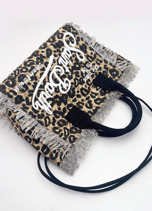 Fashion Classic Women's Tote Bag High Quality Tassel Shoulder Bag Trend Brand Elegant Ladies Beach Bag Designer Luxury Handbag PlatiNum