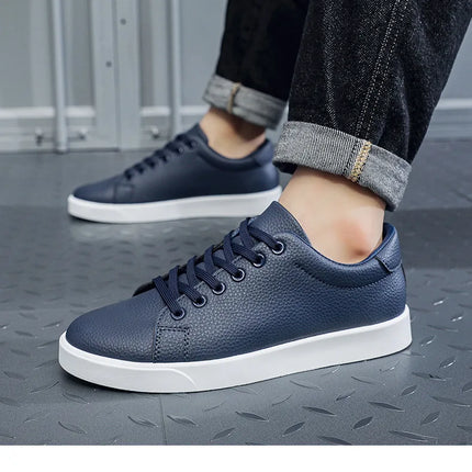 2026 New Fashion Mens Casual Shoes Genuine Leather Designer Lace-up Sneakers High Quality Outdoor walking Mocassin Footwear