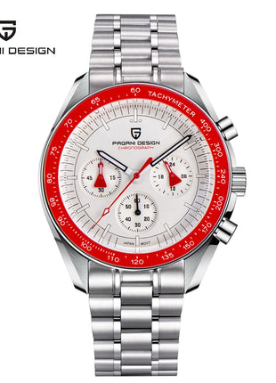 Nuovo Orologio da Uomo PAGANI DESIGN Moon 2026, Orologio al Quarzo di Lusso Dorato per Uomo, Cronografo Sportivo Impermeabile Luminoso con Vetro Zaffiro AR, Lunetta in Ceramica, Acciaio Inossidabile, Regalo per Uomo