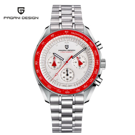Nuovo Orologio da Uomo PAGANI DESIGN Moon 2026, Orologio al Quarzo di Lusso Dorato per Uomo, Cronografo Sportivo Impermeabile Luminoso con Vetro Zaffiro AR, Lunetta in Ceramica, Acciaio Inossidabile, Regalo per Uomo