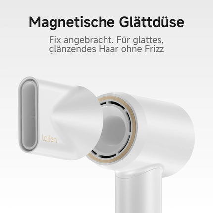Laifen Swift premium hair dryer: 110,000 rpm, 200mN negative ions, smart constant temperature, low noise, fast drying, powerful hair dryer.