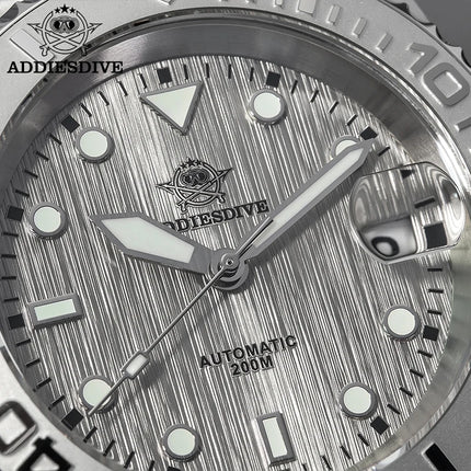 ADDIESDIVE AD2087 Men Watch Waterproof 20Bar Driver Sapphire Glass BGW9 Luminous Reloj Hombre NH35 Automatic Mechanical Watch
