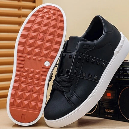 Spring Autumn New Men's White Shoes Trendy Fashion Youth Flat Board Shoes Men's Single Shoes