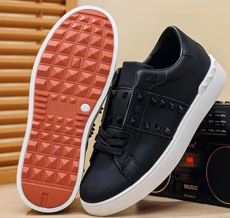 Spring Autumn New Men's White Shoes Trendy Fashion Youth Flat Board Shoes Men's Single Shoes