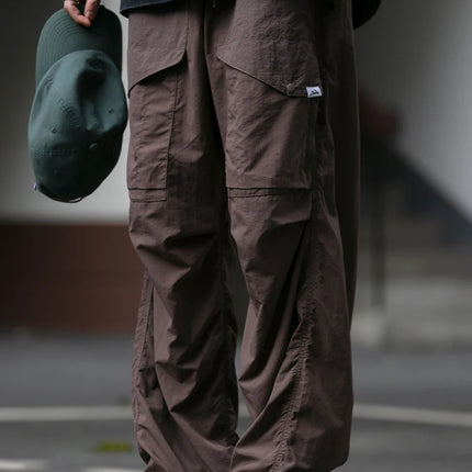 Spring Summer Korean Outdoor Functional Waterproof Cargo Pants For Men Clothing Harajuku Joggers Casual Breathable Pants Male