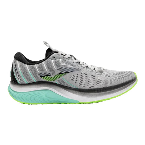 Joma Victory Men 2512 Grey Running Shoes feature a breathable upper, excellent cushioning, and a high-grip sole, perfect for training and asphalt races, making them a reliable choice for men's running shoes. PlatiNum