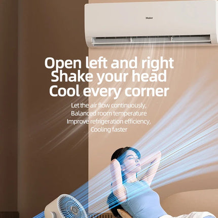 Ventilatore a Turbina Elettrica da Pavimento, Ventilatore a Cinque Velocità Regolabili, Altezza Regolabile, Ricaricabile
