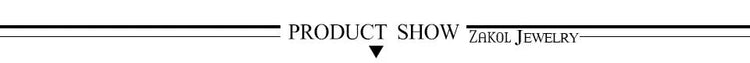 ZAKOL Classic White Square CZ Orecchini Della Stud Per Le Donne Squisite Rotondo Cubic Zirconia Cristallo Orecchini Regalo platinumshop