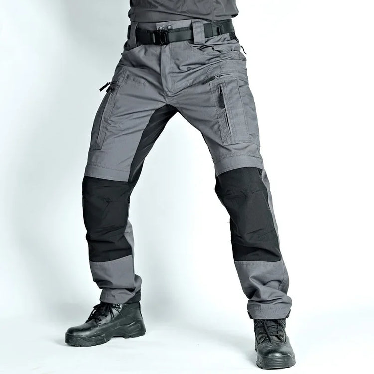 Military Tactical Pants Men's Cargo Trousers Casual Outdoor Waterproof Pants Multi-pocket Wear-resistant Breathable Workwear