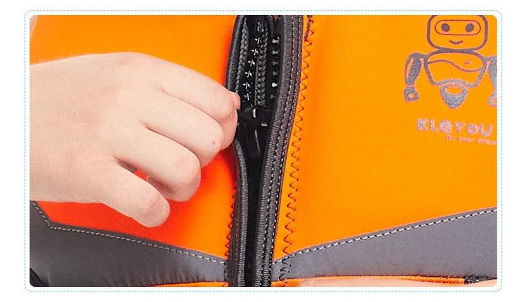 Gilet di galleggiamento per bambini, giubbotto di salvataggio per bambini, giubbotto da nuoto per ragazzi e ragazze, ausilio per il nuoto con galleggiamento del costume da bagno