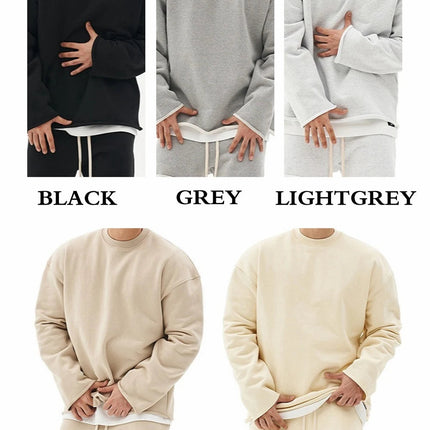 Mens Summer Cotton Sets Loose Sweatshirts Two-piece Kits Training Hoodie Pullover Hooded With Shorts Jogging Suits Streetwears PlatiNum