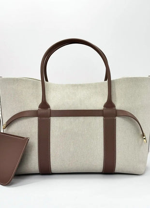 Borsa a Mano da Donna in Vera Pelle di Alta Qualità, Stile Designer, Borsa a Tracolla Oversize con Cinghia Larga, Borsa a Tracolla per Uso Professionale e Quotidiano, Anti-piega, in Pelle Morbida, Adatta per Riunioni Formali