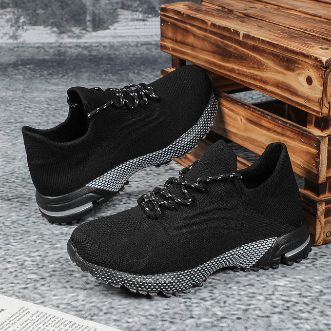 Breathable Socks Shoes Women Lightweight Knitted Casual Sneakers Non-slip Walking Footwear Outdoor Jogging Fitness Sports PlatiNum
