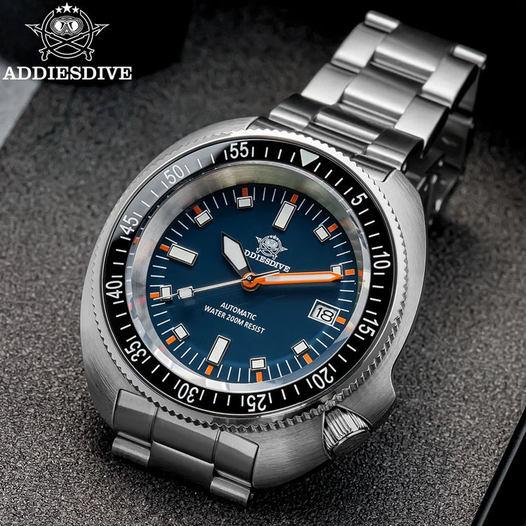 ADDIESDIVE 2025 NEW NH35A Automatic Mechanical Watches Watch For Man BGW9 Blue Luminous 20Bar Waterproof Sapphire Glass Japan