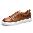 Casual men's leather shoes New comfortable and trendy styles Outdoor Fashion Party Daily leisure youth Black Board Shoes HOT -46