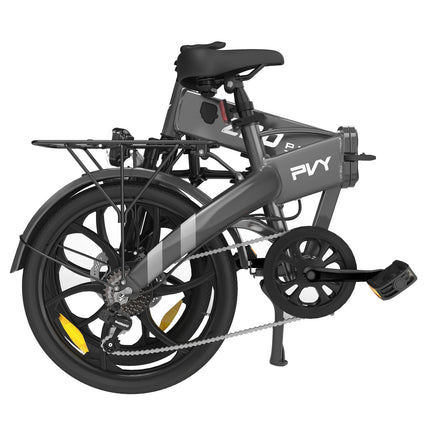 Bicicletta Elettrica Pieghevole PVY Z20 PRO, E-Bike per Uomo e Donna, 50N.m 250W 36V 10.4Ah, Batteria Rimovibile per Pendolarismo, con 7 Velocità