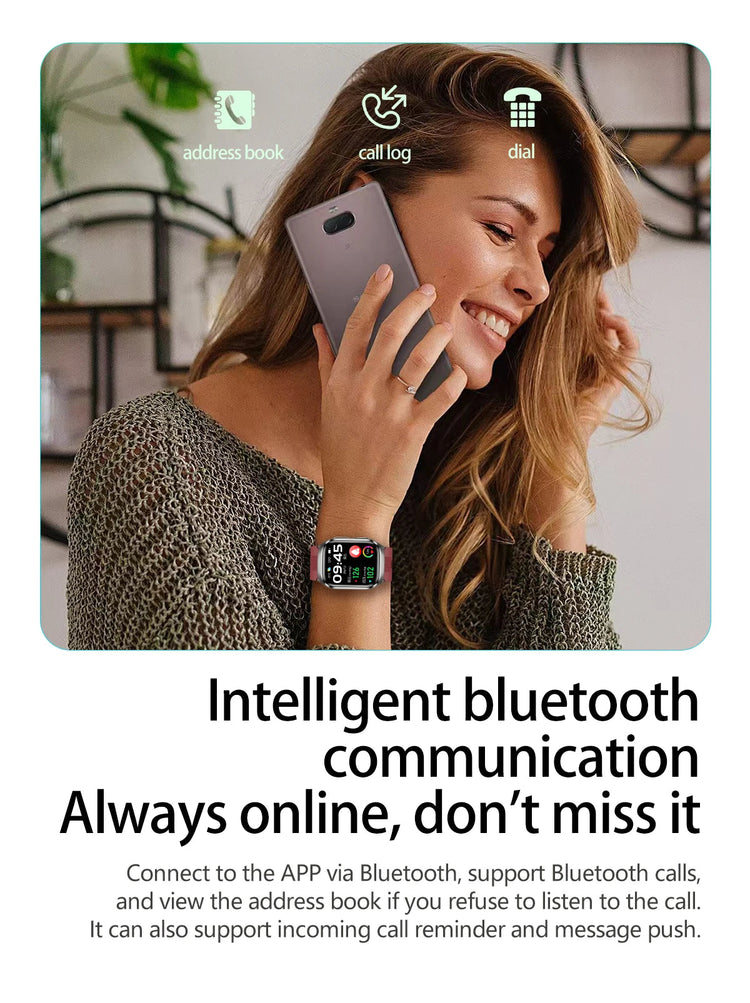 2026 Nuovo aggiornamento AI diagnostico Airbag pressione sanguigna precisa salute SmartWatch acido urico ECG lipidi nel sangue Smartwatch uomo donna platinumshop
