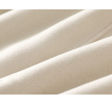 Ladies' 100% Cashmere Thick Double-Sided Extended Coat, Classic, Versatile and Fashionable for Business and Leisure