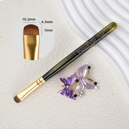 8 Styles Multi Color Gel Nail Art Brushes Professional Painting Tools For Gel Nail Extension Acrylic Nails Builder Nail Accessories 2027