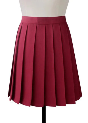Gonna longuette a pieghe a vita alta da donna Y2k Estate al ginocchio stile preppy Harajuku Hot Street School Cosplay Casual Faldas femminili